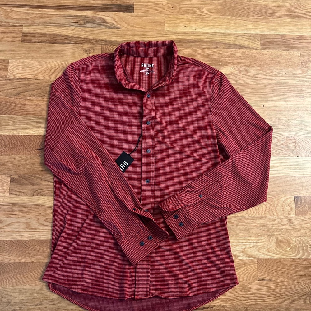 NWT RHÔNE COMMUTER SHIRT SLIM FIT, medium